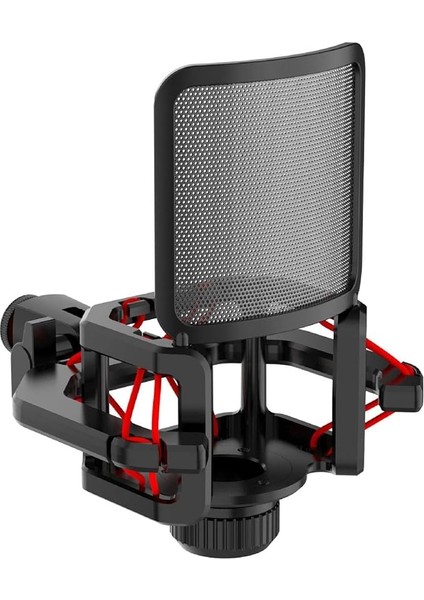 Titreşim Sönümleyici Filtresi Kalkanlı – Evrensel Shock Mount 21 – 62 mm Çap Için | Titreşim Önleyici Mikrofon Standı Mikrofon Standı Mikrofon Entegre Titreşim Önleyici Koruması