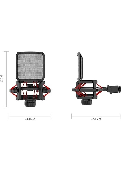 Titreşim Sönümleyici Filtresi Kalkanlı – Evrensel Shock Mount 21 – 62 mm Çap Için | Titreşim Önleyici Mikrofon Standı Mikrofon Standı Mikrofon Entegre Titreşim Önleyici Koruması fiyatları