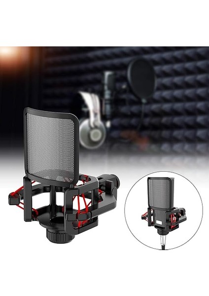 Titreşim Sönümleyici Filtresi Kalkanlı – Evrensel Shock Mount 21 – 62 mm Çap Için | Titreşim Önleyici Mikrofon Standı Mikrofon Standı Mikrofon Entegre Titreşim Önleyici Koruması fırsatları