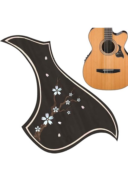Gitar Için Pickguard | Yaylı Enstrüman Çizilmez Çıkartma - Enstrüman Bakımı Için Yüksek Mukavemetli Koruyucu Akustik Gitar Pickguard Çıkartmaları
