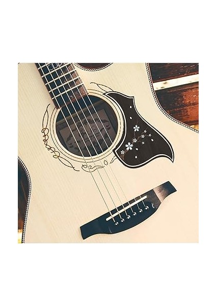 Gitar Için Pickguard | Yaylı Enstrüman Çizilmez Çıkartma - Enstrüman Bakımı Için Yüksek Mukavemetli Koruyucu Akustik Gitar Pickguard Çıkartmaları fiyatları