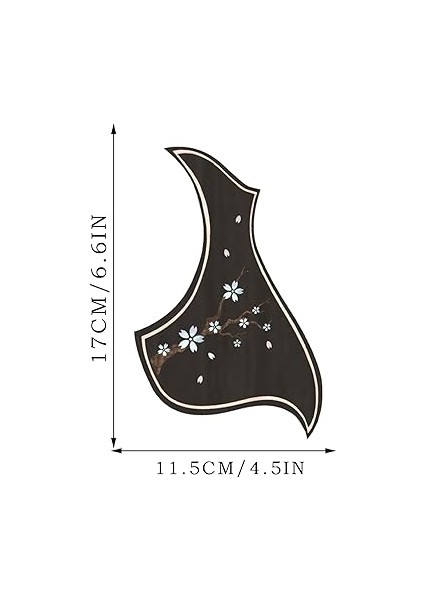 Gitar Için Pickguard | Yaylı Enstrüman Çizilmez Çıkartma - Enstrüman Bakımı Için Yüksek Mukavemetli Koruyucu Akustik Gitar Pickguard Çıkartmaları indirimleri