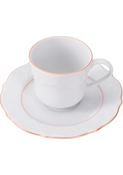 Rose Boya Yaldız 6 Kişilik Kahve Takımı 85CC fiyatları