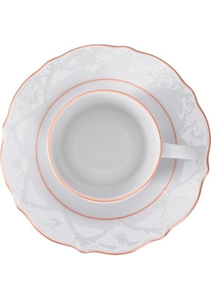 Rose Boya Yaldız 6 Kişilik Kahve Takımı 85CC modelleri