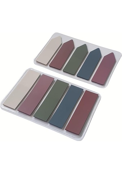 Sticky Notes Şeffaf Renkli Yapışkan Not Kağıtları Film Indeks (Renk 2)