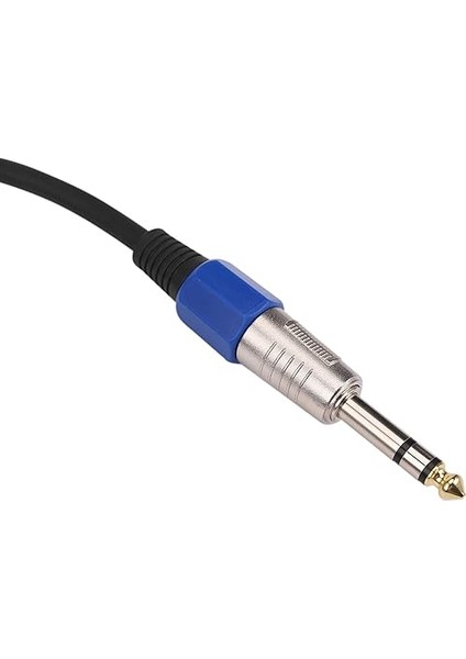 6.35MM 1/4 Inç Trs - Xlr Erkek - Dişi Kablo 3 Pin Dişi Tak Stereo Mikrofon Kablosu Kablosu (6 Ft) indirimleri