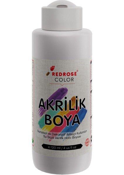 Rose Beyaz Akrilik Boya 120 ml