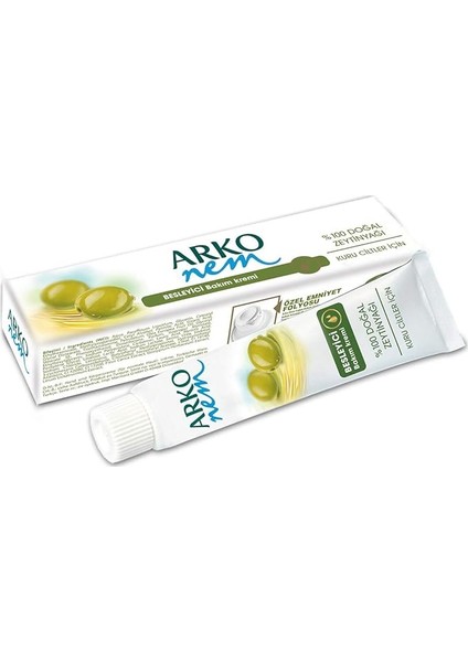 Nem %100 Doğal Zeytinyağlı Besleyici Bakım Kremi Kuru Ciltler (20 Ml)