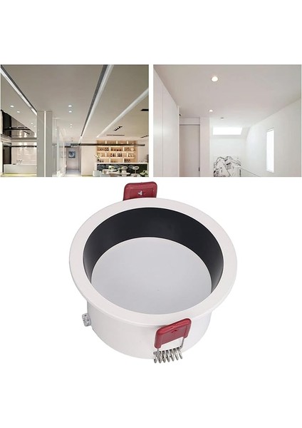Ultra Ince Beyaz 9W Downlight -Otel Alüminyumunun Otel Restoranı Için Tavan Tabağında Edildi (3000K) modelleri