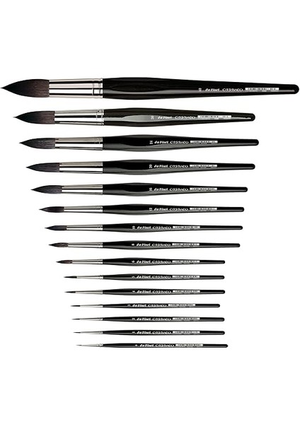 Vinci Watercolor Suluboya Serisi 5598 Casaneo Fırçası, Yuvarlak, Yeni Dalga Sentetik, Beden 6 indirimleri