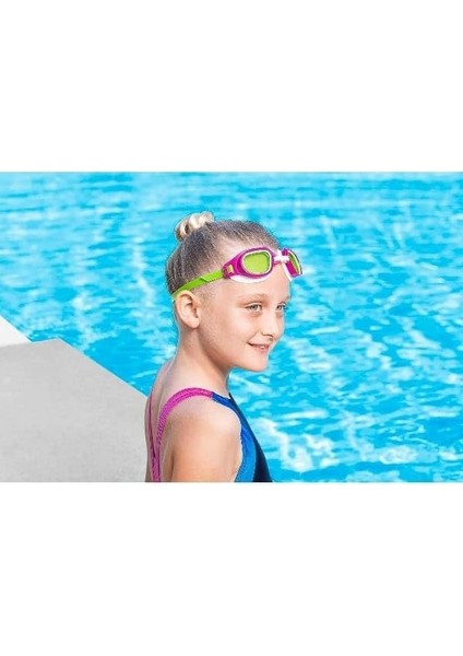 Yaş Çocuk Yüzücü Gözlüğü Vakumlu Uv Korumalı Darbeye Dayanıklı Deniz Gözlüğü Pembe BAMBMNM98 indirimleri