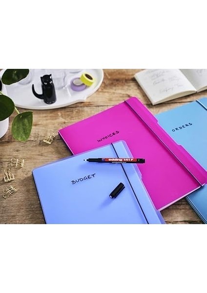 141 F Çok Amaçlı Asetat Kalemi, Permanent Mavi fırsatları