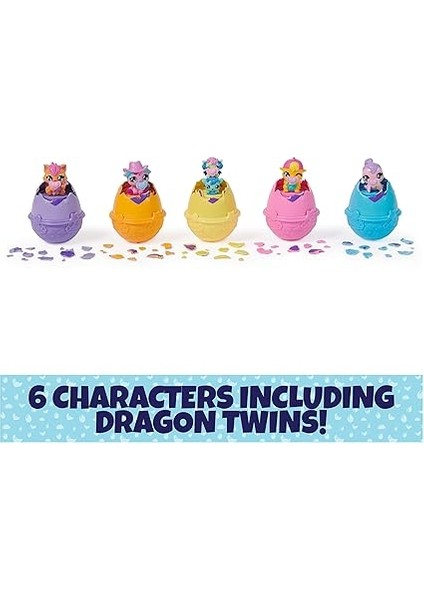 Canlı, Pembe ve Sarı Yumurta Karton Oyuncak, Kendinden Kuluçka Yumurtalarında 6 Mini Figürlü, 11 Aksesuar, Kız ve Erkek Çocuk Oyuncakları 3 Yaş ve Üzeri indirimleri