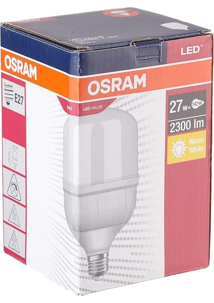 LED Jumbo E27 27W/2300LM, Sarı Işık modelleri