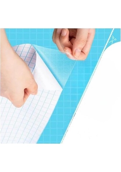 Yapışkanlı Şeffaf Asetat 1 Adet 45CM x 2 Metre Djfix Kendinden Yapışkanlı Şeffaf Rulo Asetat Transparan Soğuk Laminasyon