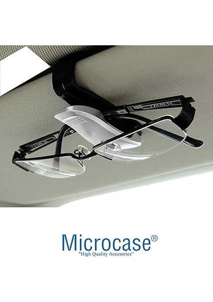 Oto Araç Içi Mandallı Gözlük Tutucu Güneş Gözlüğü Tutma Klipsi Gümüş - AL2994 fiyatları