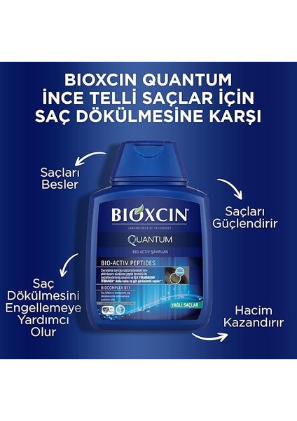 Quantum Bio-Activ Yağlı Saçlar Için Şampuan (1 x 300 Ml) modelleri