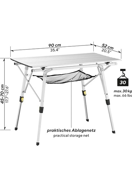Variety M Yüksekliği Ayarlanabilir Kamp Masası modelleri