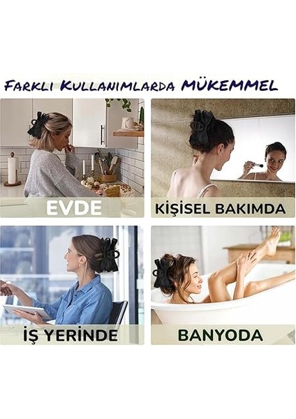 4'lü Mandal Toka Seti, Kadın Çocuk Mandal Toka, Lastik Toka Seti, Toka Organizer, Toka, Kız Çocuk Toka, Kadife Toka modelleri