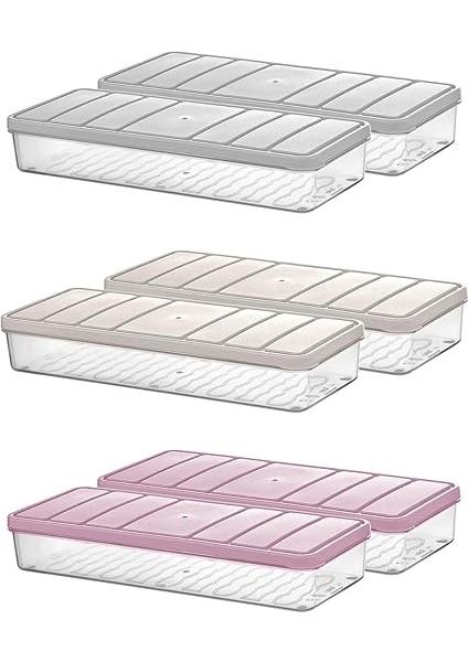 Home - Nora 8'li 1.2 Litre Küçük Boy Ekru Saklama Kabı indirimleri