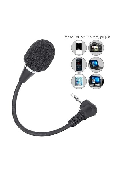 Mini Mikrofon, Mini Kondenser Mikrofon Çok Yönlü Esnek Kafa Vokal Kayıt Güçlendirilmiş Ekipman fırsatları