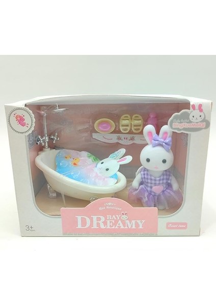 Dreamy Mini Tavşan Oyun Seti - Banyo