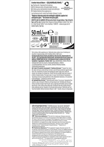 Natural Bloom Roll On, 50 Mililitre fırsatları