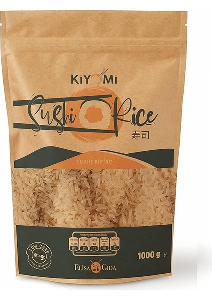 Suşi Pirinci | Suşi Rice | Yarı Saydam, Ince Öğütülmüş Taneler | Salatalar, Çorba Için Pirinç - Asya Yemekleri Için Ideal | Sushi Ruloları Için Harika Sushi Pirinci modelleri