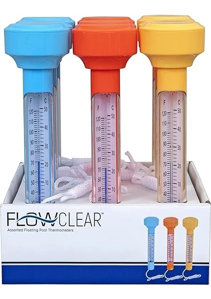 Flowclear Çeşitli Yüzer Havuz Termometresi modelleri