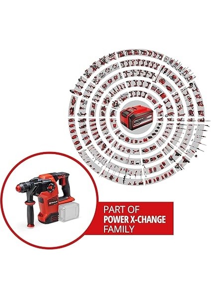 Professional Akülü Kırıcı Delici Tp-Hd 36/30 Li Bl +4 – Solo Power X-Change (18 V, Kömürsüz, 3.5 J, Sds-Plus, Pnömatik Darbe Mekanizması, D-Tutma Kolu, Çanta,) fiyatları