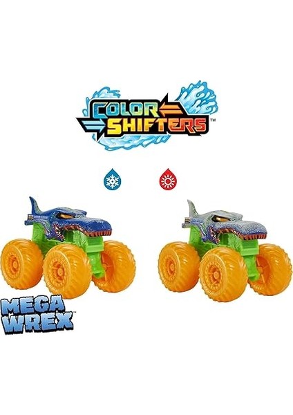 Wheels Monster Trucks Color Reveal Renk Değiştiren Araçlar 2'li Paket modelleri