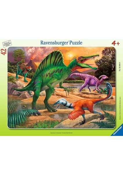050949 42P Bçer Puz Spinosaurus, Çok Renkli