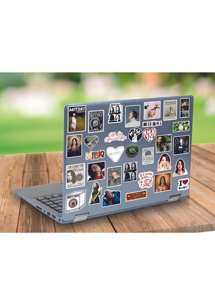 Major Selection Mitski 32 Adet Laptop Tablet Telefon Ajanda Bullet Journal Motor Sticker - Suya Dayanıklı Etiket