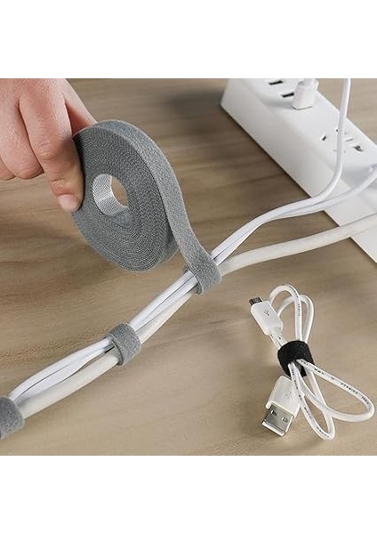 4 Adet Kendinden Cırtlı Kablo Bağı, 5 Metre Kesilebilir Naylon Cırt Cırt Bant Seti, Tekrar Kullanılabilir, Ayarlanabilir Kablo Düzenleyici, Bahçe Hortumu, Fidan Toparlayıcı Asorti Çok Renkli fiyatları