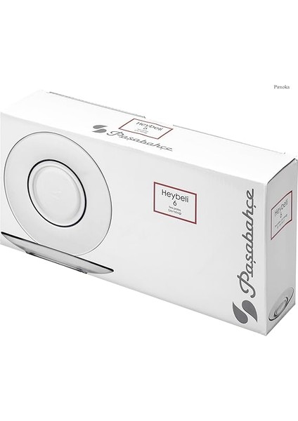 Heybeli Çay Tabağı, 6'lı, 12.6 cm indirimleri