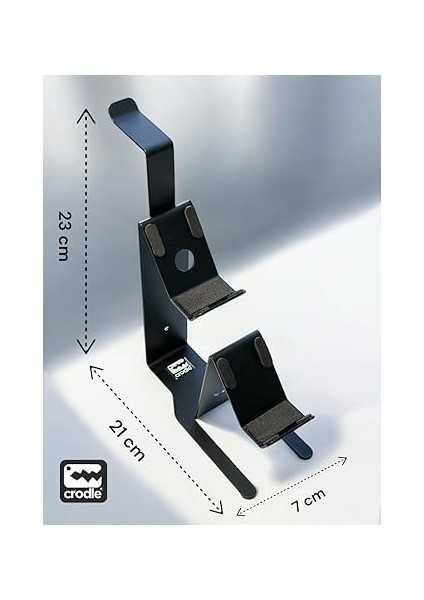 Monte Edilebilen Masaüstü Metal Siyah Gaming Ps4 Ps5 Xbox Joystick Controller Tutucu ve Kulaklık Stand fırsatları