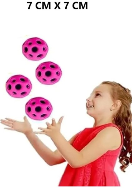 Ball (Yükseğe Zıplayan Top) - 7 cm - Süper Eğlenceli Uzay Topu - Space - Bouncy Ball - Mor modelleri