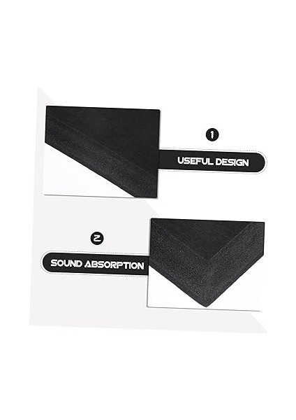 Ses Emici Levha Gürültü Azaltıcı Köpük Ped Subwoofer Standı Stüdyo Akustik Panel Hoparlör Için Ses Geçirmez Dolgu indirimleri