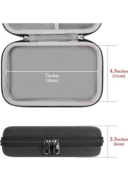 Sayısal Tuş Takımı Taşıma Çantası, 8bitdo Retro 18 Mekanik Numpad ile Uyumlu, Epomaker EK21 Numara Klavye, Taşınabilir Numara Pad Seyahat Çantası (Koyu Gri) modelleri