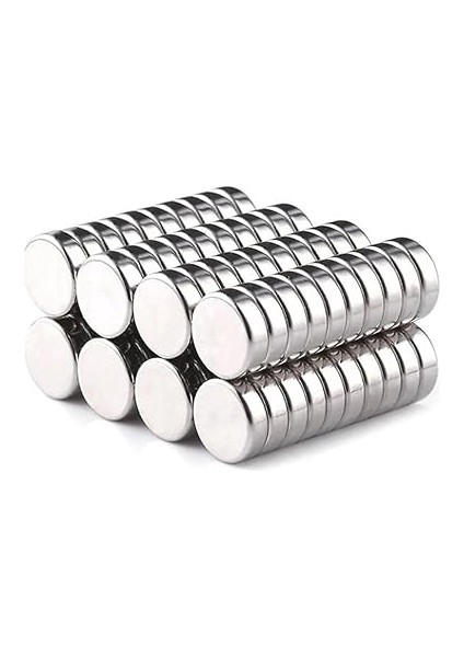 Magneteksan Neodyum Yuvarlak Disk Magnet - Ø5x2 mm (50 Adet Set)