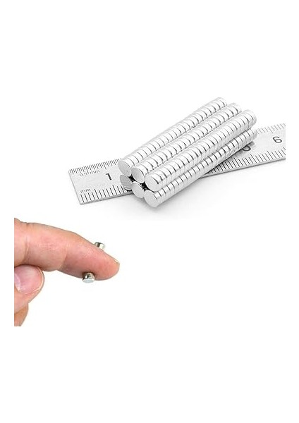 Magneteksan Neodyum Yuvarlak Disk Magnet - Ø5x2 mm (50 Adet Set) fiyatları