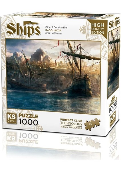 Games 20677 Bir Zamanlar Istanbul'da 1000 Parça Puzzle -Ks Puzzle