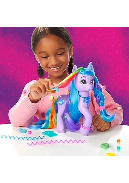 Little Pony: Hikâyeni Anlat Gökkuşağı Tarzları Izzy Moonbow Unikorn Oyuncakları indirimleri