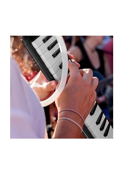 Tuşlu Melodika Enstrüman Melodika Havalı Piyano Klavyesi, 2 Yumuşak Üfleme Borusu, 2 Üfleme Nozulu Melodika Nefesli Çalgılar, Yeni Başlayanlar Için Taşıma Çantası ile Yetişkinler Için Doomun fiyatları