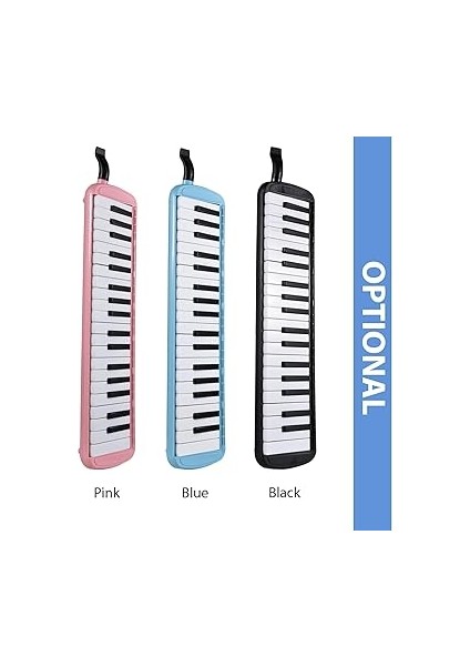 Tuşlu Melodika Enstrüman Melodika Havalı Piyano Klavyesi, 2 Yumuşak Üfleme Borusu, 2 Üfleme Nozulu Melodika Nefesli Çalgılar, Yeni Başlayanlar Için Taşıma Çantası ile Yetişkinler Için Doomun fırsatları