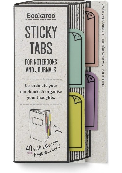 Bookaroo Kitap Ayracı ve Post It Pastel