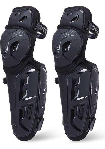Motosiklet Diz Shin Guard Pedleri Erkekler Için Kaymaz 2 In 1 Koruyucu Ayarlanabilir Motokros Diz Koruma Zırh Yarış Koruyucu Donanım