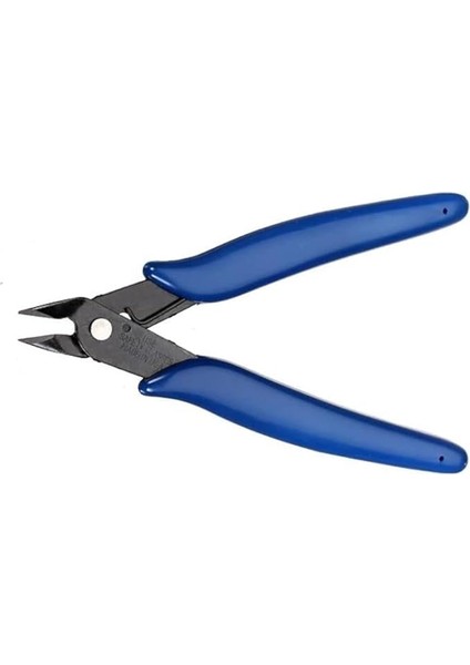 Home Eğri Yan Keski – Mini Kablo Kesme Pensesi, Hassas Devre ve Ince Tel Kesme Aleti, Ergonomik Saplı, Elektronik ve Hobi Kullanımı Için Pratik Pense-Silikon Saplı-El Işi Hobi Için Ideal