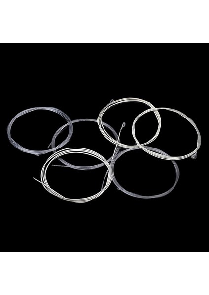 Klasik Gitar S Telleri Naylon Gümüş Kaplama Seti Süper Hafif Akustik Gitar Müzik Aletleri