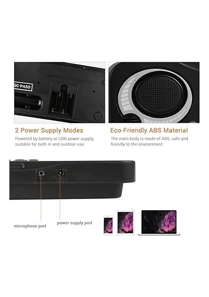 61 Tuşlu Elektronik Org USB Dijital Klavye Piyano Müzik Aleti Mikrofonlu Siyah fiyatları